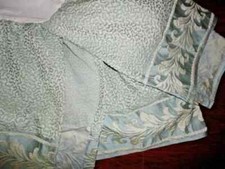 J. Saia de Cama Queen New York Vanderbilt Queen Size Azul Francês 19 "gota HTF comprar usado  Enviando para Brazil