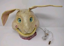 Usado, Papel machê vintage (?) Cabeça iluminada de coelho da Páscoa  comprar usado  Enviando para Brazil