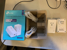 Adaptador Ethernet Powerline TP-Link AV1000 (KIT TL-PA7017P), Branco comprar usado  Enviando para Brazil