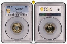 2021 - C Mintmark Australia Serviço de Ambulância Colorido $2 PCGS MS69 - Top Pop comprar usado  Enviando para Brazil