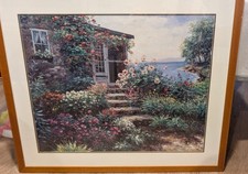 Framed garden scene for sale  Arlington