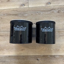 Bateria Remo BG-5300-70 Festival Bongo preta 6" e 7" comprar usado  Enviando para Brazil