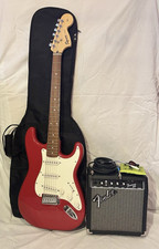 Red fender squier for sale  Hopewell