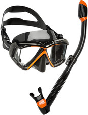 Combo de snorkel adulto seco supernova máscara panorâmica 4 janelas caixa aberta Cressi comprar usado Combo de snorkel adulto seco supernova máscara panorâmica 4 janelas caixa aberta Cressi comprar usado  Enviando para Brazil