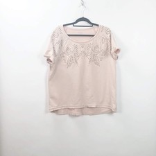 Apt. Blusa de moletom feminina manga curta blush rosa 9 XL, usado comprar usado  Enviando para Brazil