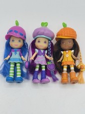 Lote raro de 3 bonecas morango shortcake mini trança mágica mirtilo laranja ameixa comprar usado  Enviando para Brazil