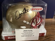 Usado, Mini capacete de futebol americano universitário Doug Flutie autografado SPEED Boston comprar usado  Enviando para Brazil