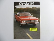 Brochure simca chrysler d'occasion  France