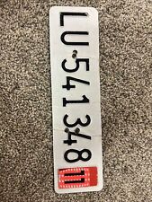 License plate original for sale  Elkhart