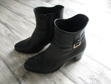 Bottines cuir noir d'occasion  Saint-Chamond