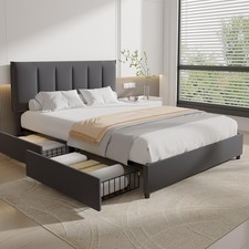 Queen upholstered bed for sale  Brentwood