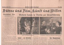 Zeitung doppelseite berliner gebraucht kaufen  Berlin