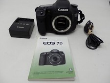 Câmera Digital Canon EOS 7D 18.0MP Preta Apenas Corpo Com Carregador e Bateria Manual, usado comprar usado  Enviando para Brazil