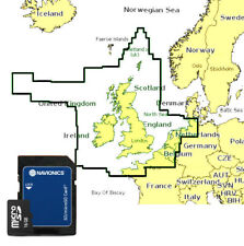 Używany, 2025 Navionics+ Plus microSD + SD Karta SD Mapy Wielka Brytania-Wielka Brytania, Irlandia, Holandia, Belgia na sprzedaż  Wysyłka do Poland