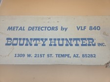 Bounty hunter vlf for sale  Reno