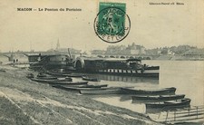 Cpa ponton parisien d'occasion  Saint-Alban-Leysse