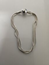 AUTÊNTICA PULSEIRA CORRENTE MULTI COBRA PANDORA MOMENTOS #599338C00-20 EUA TAMANHO 7,9" comprar usado  Enviando para Brazil