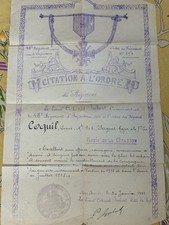 Citation ordre eme d'occasion  Le Havre-