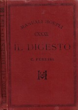 Digesto. contardo ferrini. usato  Italia