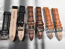 6xgenuine leather watch for sale  PINNER