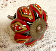 Ceramic knob red for sale  Cedar Park