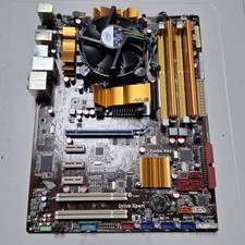 Używany, Vintage ASUS P5QD Turbo LGA 775 + Core 2 Duo  E7500 + 2Gb Geil DDR2 na sprzedaż  PL