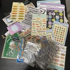 Lot scrapbook stickers for sale  San Diego