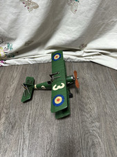 Metal tin biplane for sale  SWANSEA