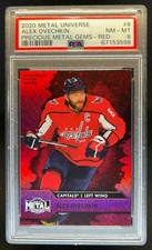 2020 Skybox Metal Universe Alex Ovechkin Precious Gems Red #40/100 PSA 8 comprar usado  Enviando para Brazil