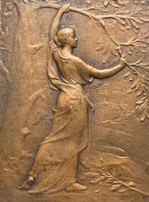 Médaille bronze art d'occasion  Fontainebleau