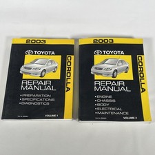 2003 Toyota Corolla Service Repair Drivetrain Manual OEM comprar usado  Enviando para Brazil
