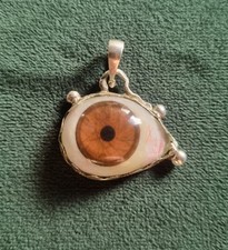 925silver prosthetic eye for sale  OTLEY