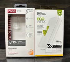 Usado, Capa ZAGG Gear4 Piccadilly transparente/preta e protetor de tela BGZ Samsung Galaxy S23 comprar usado  Enviando para Brazil