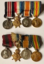 Miniature medal groups for sale  SOUTHAMPTON