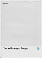 Volkswagen range specification for sale  UK