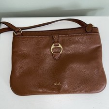 Bolsa tiracolo Ralph Lauren RLL marrom couro de vaca saffino ombro comprar usado  Enviando para Brazil