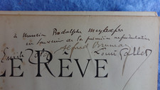 Rêve partition autographée d'occasion  Quimper