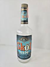 Garrafa rara vazia vintage 1980's 1983 SKOL Gin Liquor 750ml comprar usado  Enviando para Brazil