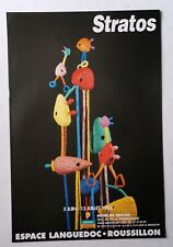 Affiche - STRATOS - Montpellier 1996, używany na sprzedaż  Wysyłka do Poland