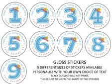 Personalised birthday stickers for sale  GLASGOW