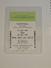 Cartão Disney Fastpass Buzz Lightyear's Space Ranger Spin 26 de março de 2012 19:40 T10 comprar usado  Enviando para Brazil