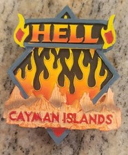 Ímã de geladeira Ilhas Cayman Hell, usado comprar usado  Enviando para Brazil