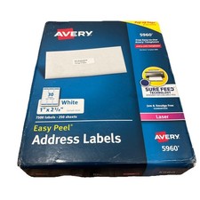 7500 labels avery for sale  Salt Lake City