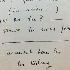 Lettre kisling carco d'occasion  France