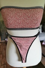 Set trägerlos glitzer gebraucht kaufen  Bad Bergzabern-Umland