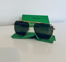 Goldfarbene sonnebrille botteg gebraucht kaufen  Braunschweig