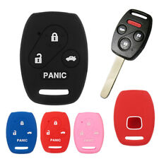 3 Botões + Controle Remoto de Pânico Capa Chave de Silicone Fob Porta-Chaves Compatível com Honda comprar usado  Enviando para Brazil