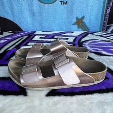 Tamanho L2 - Slides Youth Birkenstock Arizona em ouro rosa comprar usado  Enviando para Brazil