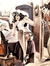 Tavola originale illustrazione usato  Italia