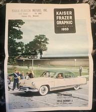 Kaiser frazer graphic for sale  Whitman